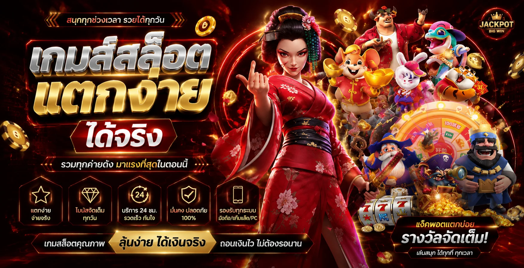 ทดลองเล่นสล็อตฟรี 123KFC ทุกค่ายไม่ต้องสมัคร